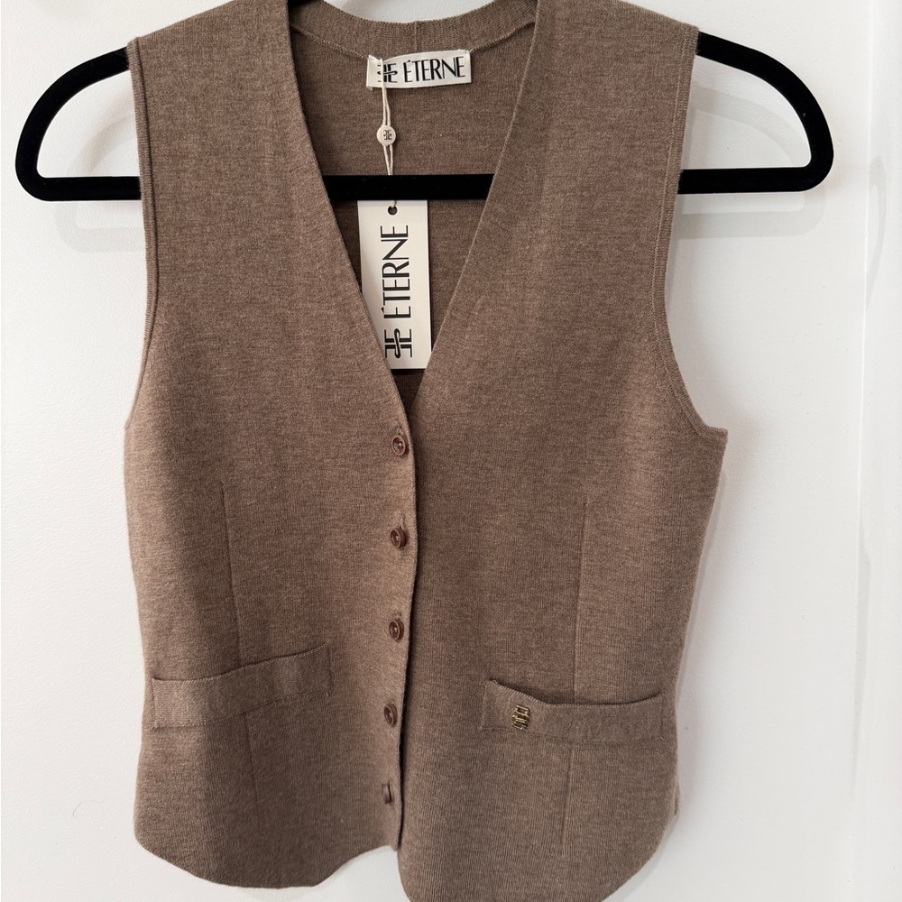 Eterne Cashmere Vest - Picture 7 of 8